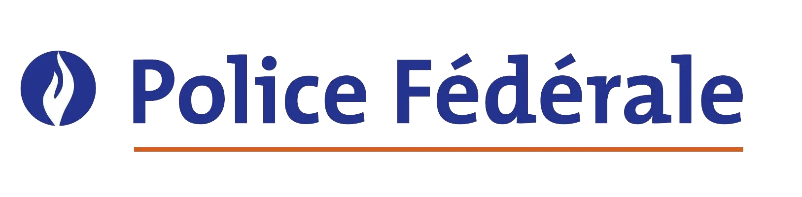 Logo de la police fédérale.