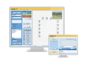 Capture d'écran du logiciel de gestion de salles informatiques Sanako Study 500.